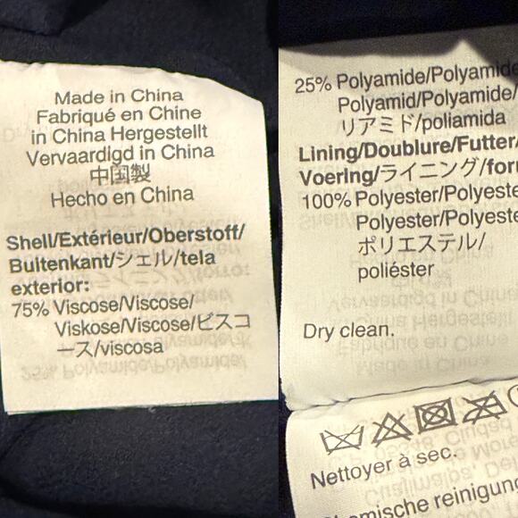 J. Crew Velvet Sleeveless Tank Top Key Hole Back Button Scoop Neck 4P Navy Blue - Picture 11 of 15